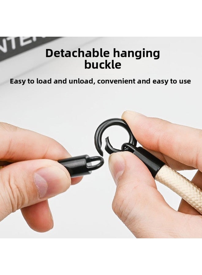 Three-in-one Back Clip Mobile Phone Sling Multi-functional Detachable Sling Neck High-end Camera Strap Mobile Phone Sling-Specification:Three-in-one【61#Green, Black And White】switchable Wrist★Halter★Crossbody