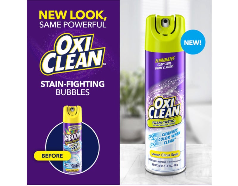 Oxiclean Kaboom Foam-Tastic with OxiClean Citrus Scent 19 Ounce (Pack of 1) - Image 5