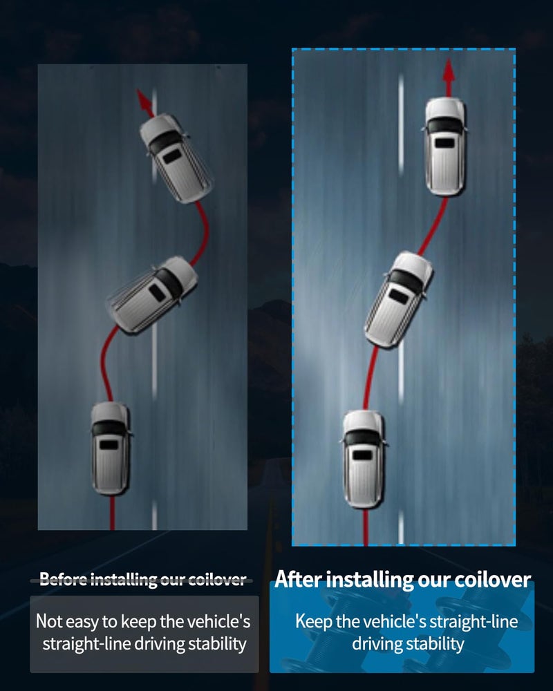 ECCPP Coilover Struts fit for Lexus Spring Shocks Assembly Adjustable Strut Shock Full Set fit for 07 Lexus GS430 / 06-2013 Lexus IS250 IS350 / 07-2011 Lexus GS350 (For Rear Wheel Driver ONLY) - Image 5