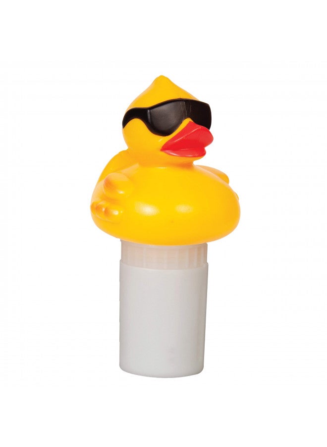 GAME Derby Duck Mid-Size Pool Chlorinator; Expandable Basket; 3-Tablet Chlorine Dispenser; Three Tablet Capacity; Above- or Inground Pool Use; Adjustable Dispensing Rate - Image 1
