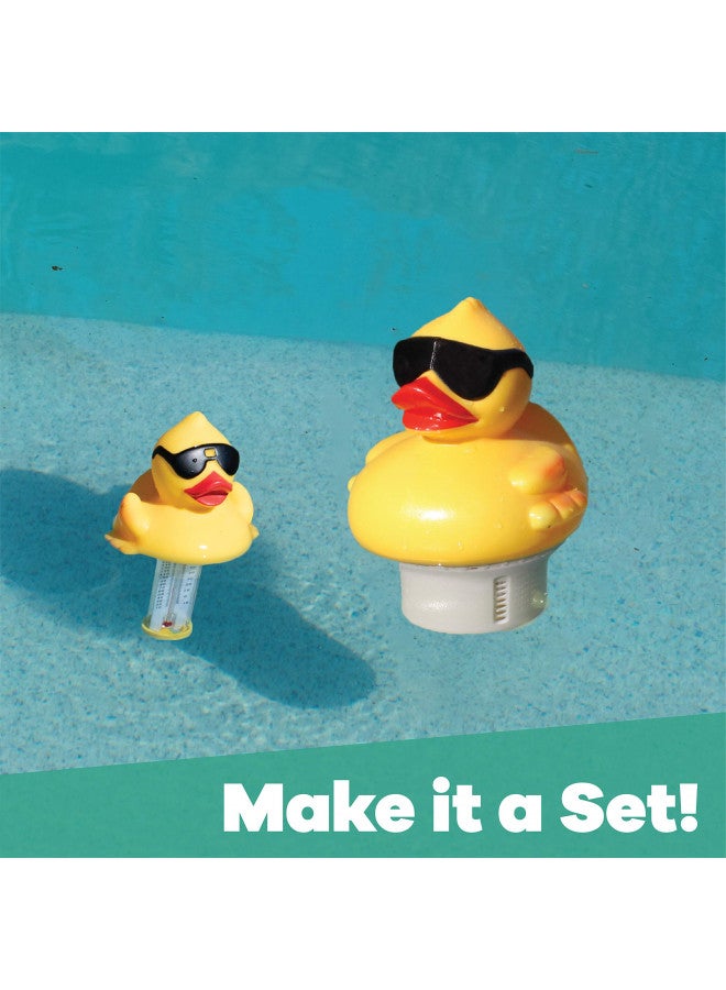 GAME Derby Duck Mid-Size Pool Chlorinator; Expandable Basket; 3-Tablet Chlorine Dispenser; Three Tablet Capacity; Above- or Inground Pool Use; Adjustable Dispensing Rate - Image 2