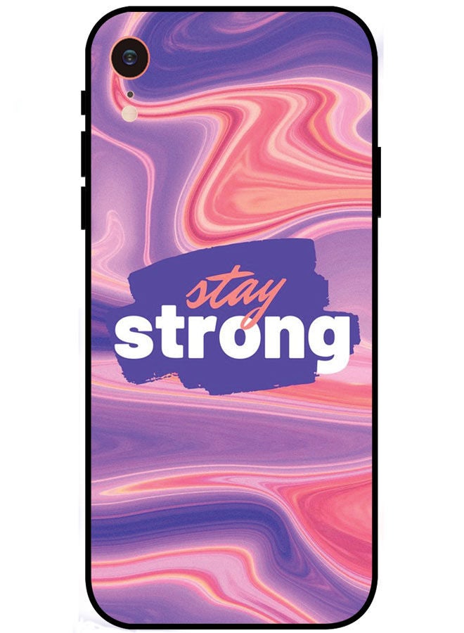 EYE CATCH Protective Case Cover For Apple iPhone X/XS Stay Strong - Image 1