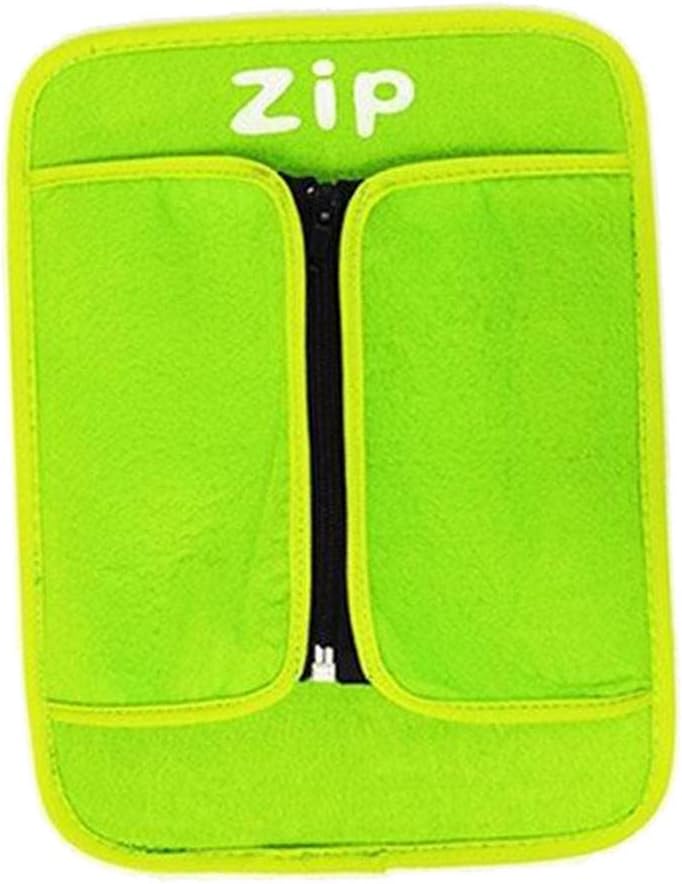 كلاراكو لوحة حسية للأطفال الصغار، ألعاب مونتيسوري تعليمية، لوحة أنشطة أساسية لتعليم الأطفال المهارات الحركية الدقيقة وارتداء الملابس، بسحاب - Image 1