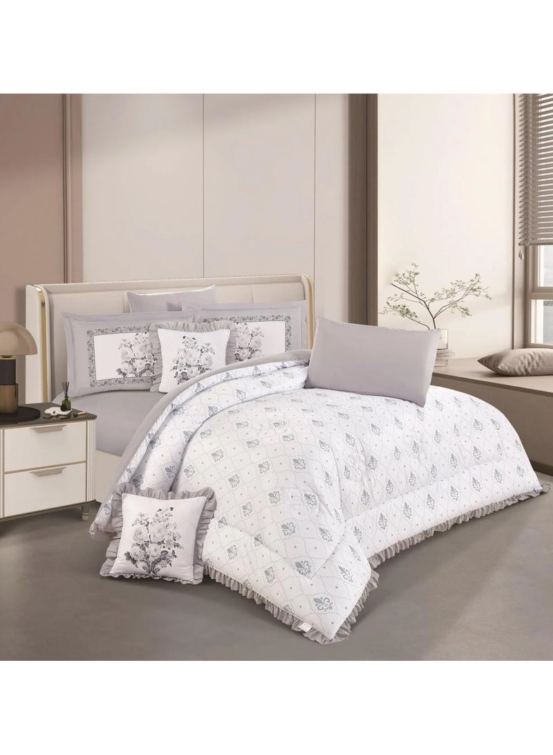Crown Plain double-sided double-sided bed sheet, 4 pieces, size 140 x 200 cm - Image 2