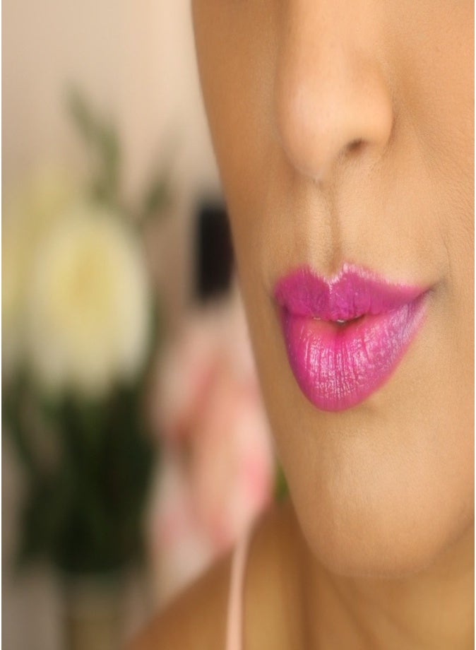 Yves Saint Laurent YSL Rouge Volupte Shine Lipstick #50 Fuchsia Stiletto 4.5g – Hydrating, High-Shine Color - Image 3