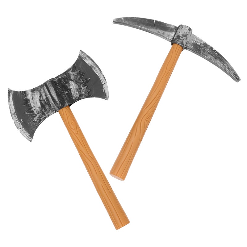 3pcs Cosplay Prop: -Themed Toy Tool Set Includes Fake Axe And Shovel For Cosplay - Halloween Party Accessories - Birthday Favor Prop - Image 5