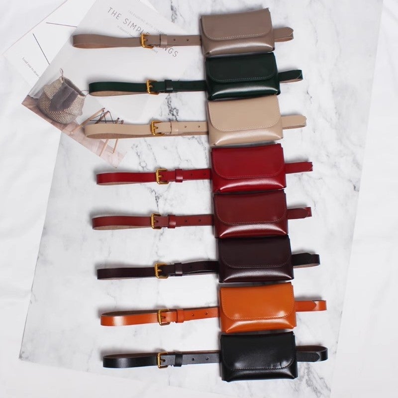 Women'S Belt Trendy Ins Small Waist Bag With Suit Dress Real Belt Decorative Jeans Simple All-Match Girdle - Image 5