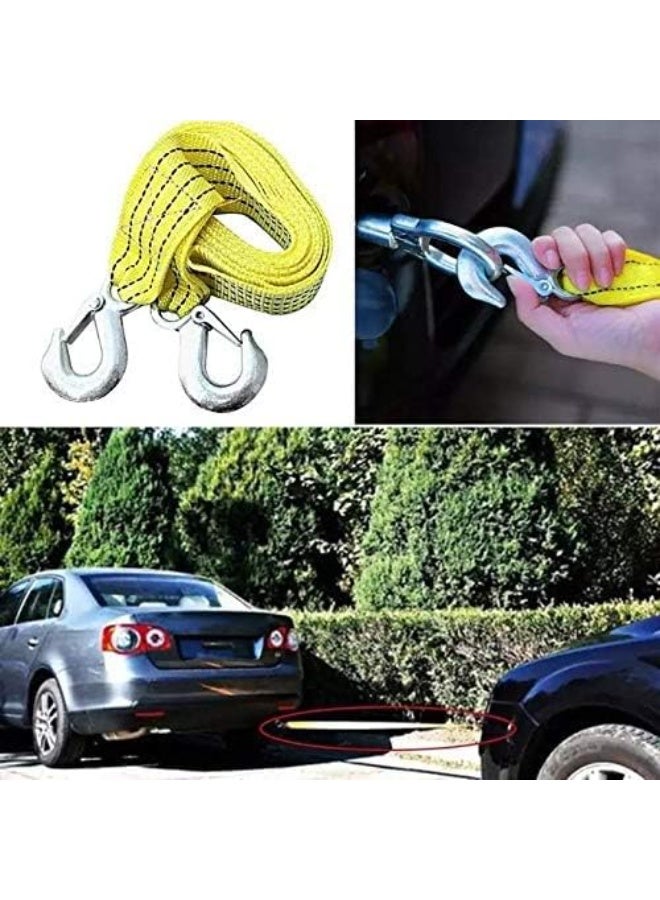 Car Steel Tow Cable 4m – 4 Ton Heavy Duty Towing Wire with Hook – Strong & Easy to Use for Emergencies - Image 4