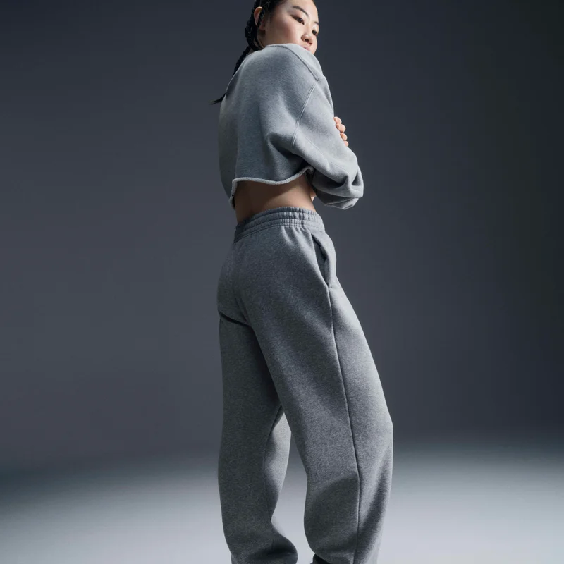 Nike grey Women's Sportswear Phoenix Fleece Sweatpants for Women | Best Price UAE