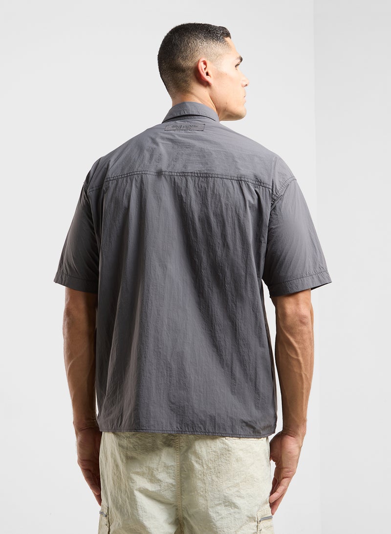 izzue Nylon Cold Dye Shirt - Image 2