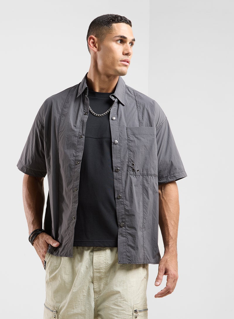 izzue Nylon Cold Dye Shirt - Image 1