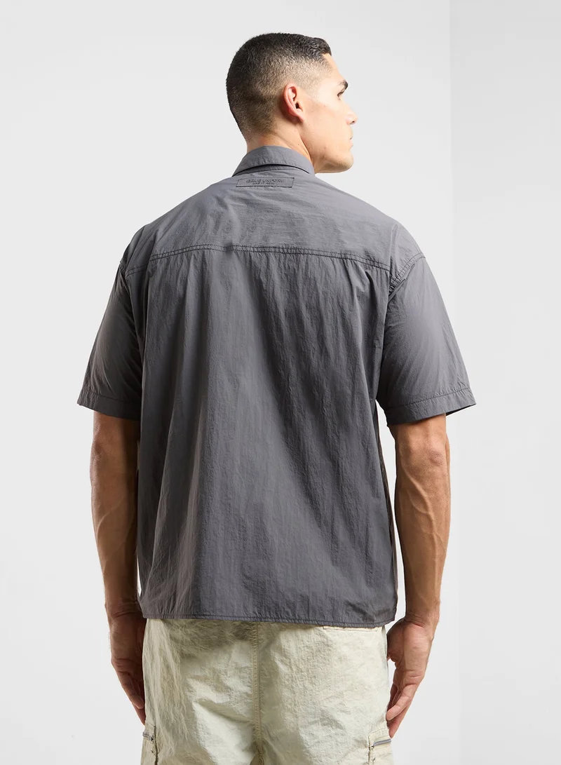 إيسو قميص نايلون مصبوغ بالبرد