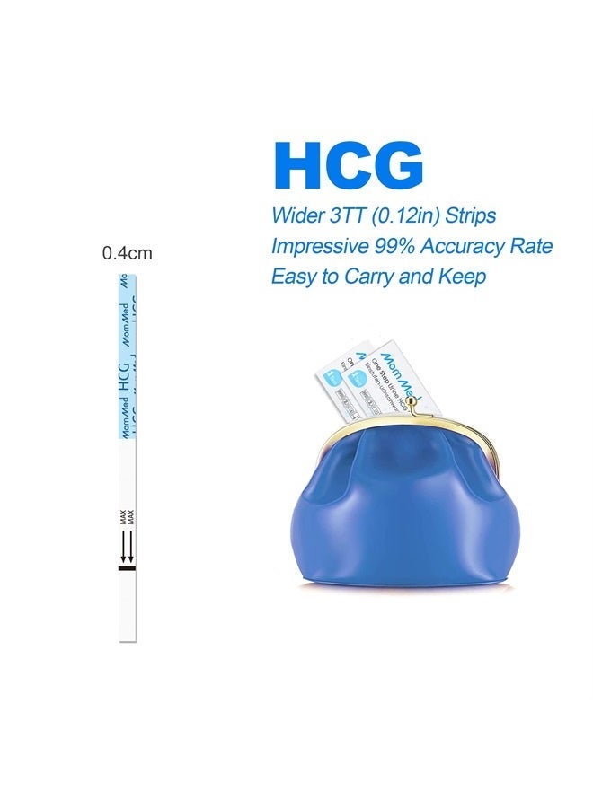 MomMed Pregnancy Test Kit, 20 HCG Test Strips with 20 Free Urine Cups, Over 99% Accurate Early Detection, Pregnancy Tests - Image 4