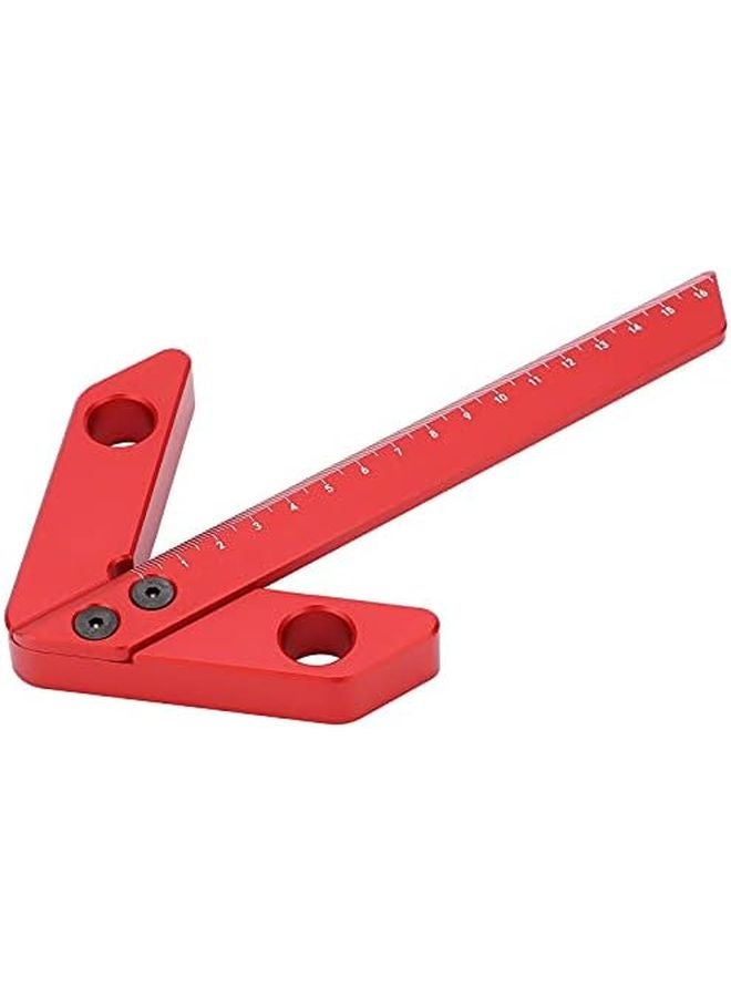 Aluminum Alloy Center Finder Measuring Tool 0 160mm for Woodworking Round Shafts - Image 2