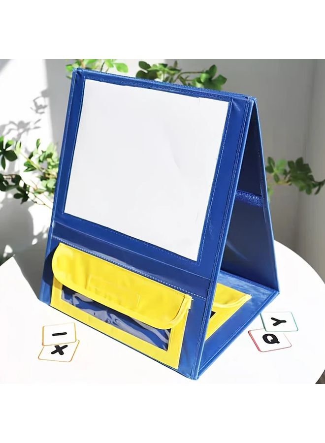 Foldable Desktop Whiteboard With Storage Bag Card Slot Reusable Note Taking Message Board - Image 4