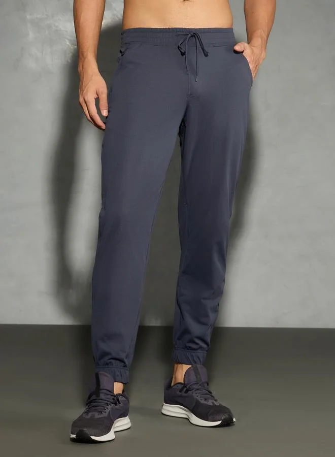 Technosport Technosport Solid Stretch Joggers with Drawstring