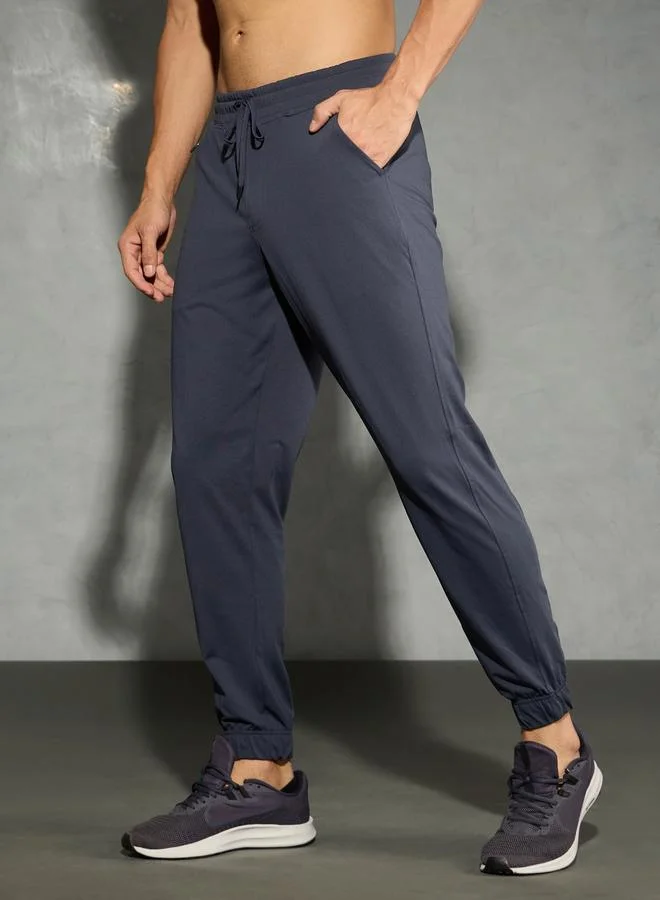 Technosport Technosport Solid Stretch Joggers with Drawstring