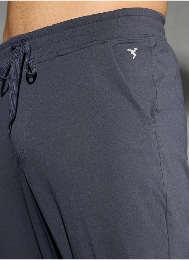 Technosport Technosport Solid Stretch Joggers with Drawstring  - Image 5