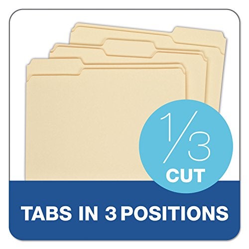 Pendaflex 11230EE Laminate Spine Shelf File Folder, Straight Tab, 14 pt Manila, Letter (Box of 50) - Image 2
