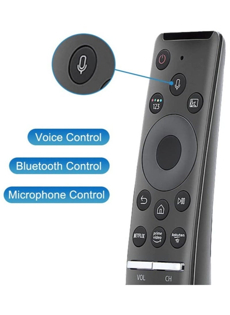 Raxoom - Remote for Samsung Smart TV Voice Mic Bluetooth Replacement Controller BN59-01312A and Samsung 4K 8K UHD Curve TV - Image 1