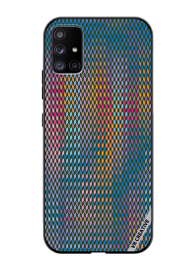VR CREATIVE Protective Case Cover For Samsung Galaxy A51 5G Abstract Design Multicolour - Image 1