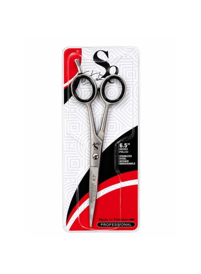 Professional Hair Cutting Scissors 6.5 Inch Stainless Steel Barber Scissors Salon Hairdressing Shears Sharp Precision Blades Hair Thinning Styling Scissors for Men Women Home Salon Use Ref 1080
