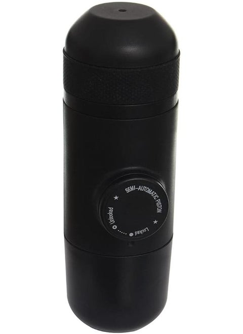 Mini Espresso Coffee Maker Suitable for Coffee Size - Black, Aluminum