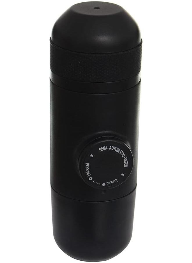 Mini Espresso Coffee Maker Suitable for Coffee Size - Black, Aluminum