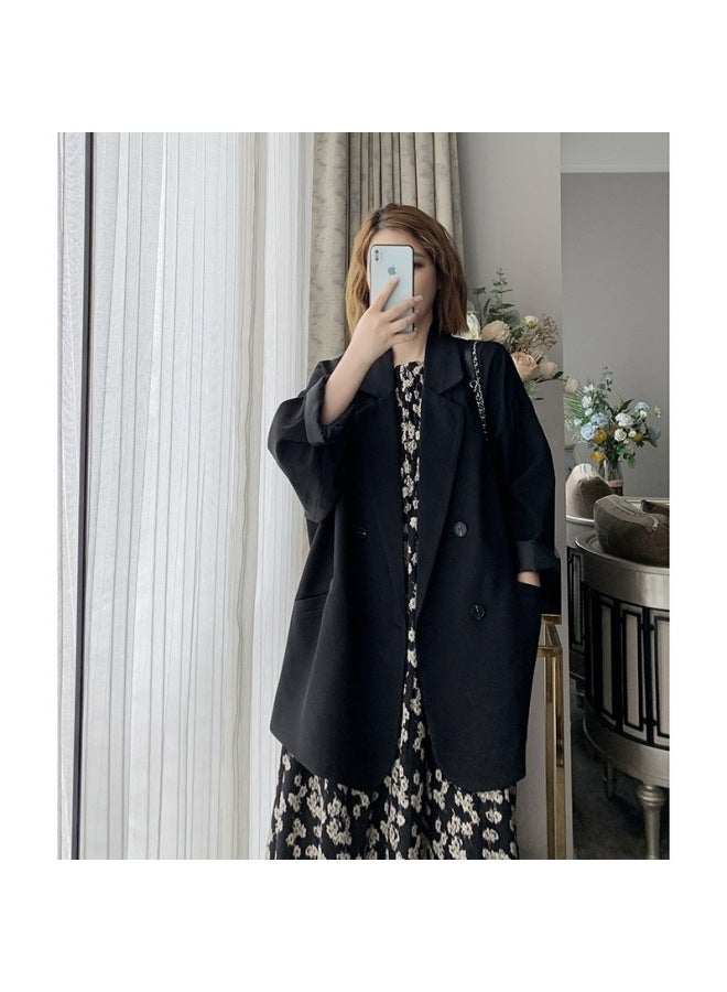 High-grade Texture Suit Jacket Women's Spring And Autumn New Korean Style Elegant Loose Small Suit Windbreaker 