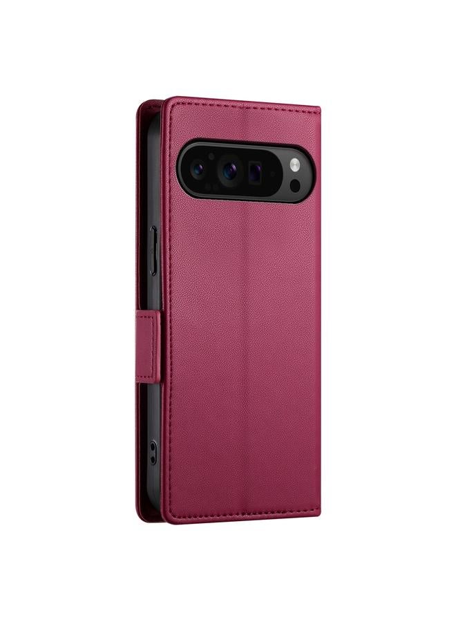 S-TOP Case For Google Pixel 9 Pro Side Buckle Magnetic Frosted Leather Phone Case - Image 3