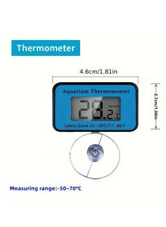 Generic Waterproof Fish Tank Thermometer: Precision Celsius Readings, Easy Suction Setup, Battery Powered Digital Display(battery not included)  - Image 3