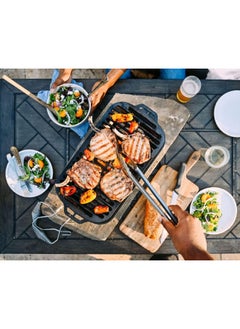 LODGE Lodge Sportsman's Pro Grill, 19.38 inches, Black  - Image 4