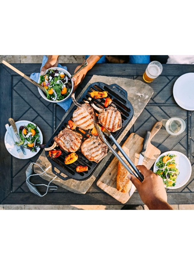 LODGE Lodge Sportsman's Pro Grill, 19.38 inches, Black  - Image 4