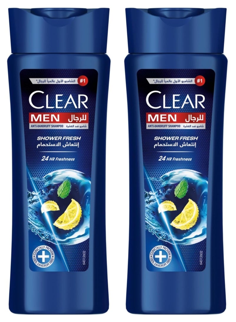 CLEAR Two Pieces of Shower Fresh Anti-Dandruff Shampoo - 190ml - Image 1