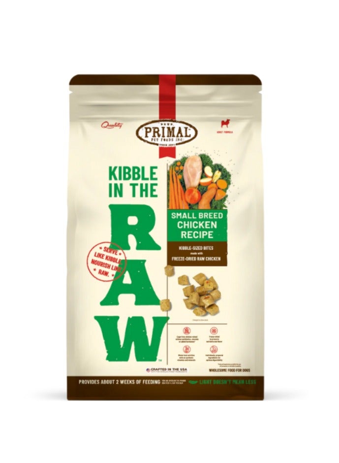 Primal Pet Foods Breed Canine Chicken Kibble In The Raw Complete And Balanced Diet For Dogs 1814g - Image 1