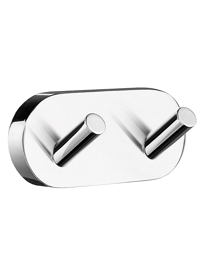 erorex Hk356 Double Towel Hook Polished Chrome - Image 1