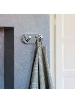 erorex Hk356 Double Towel Hook Polished Chrome  - Image 3