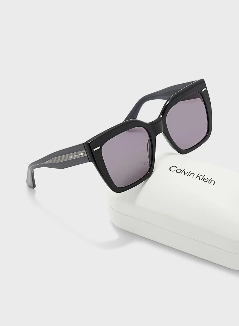 CALVIN KLEIN Modified Rectangle Sunglasses