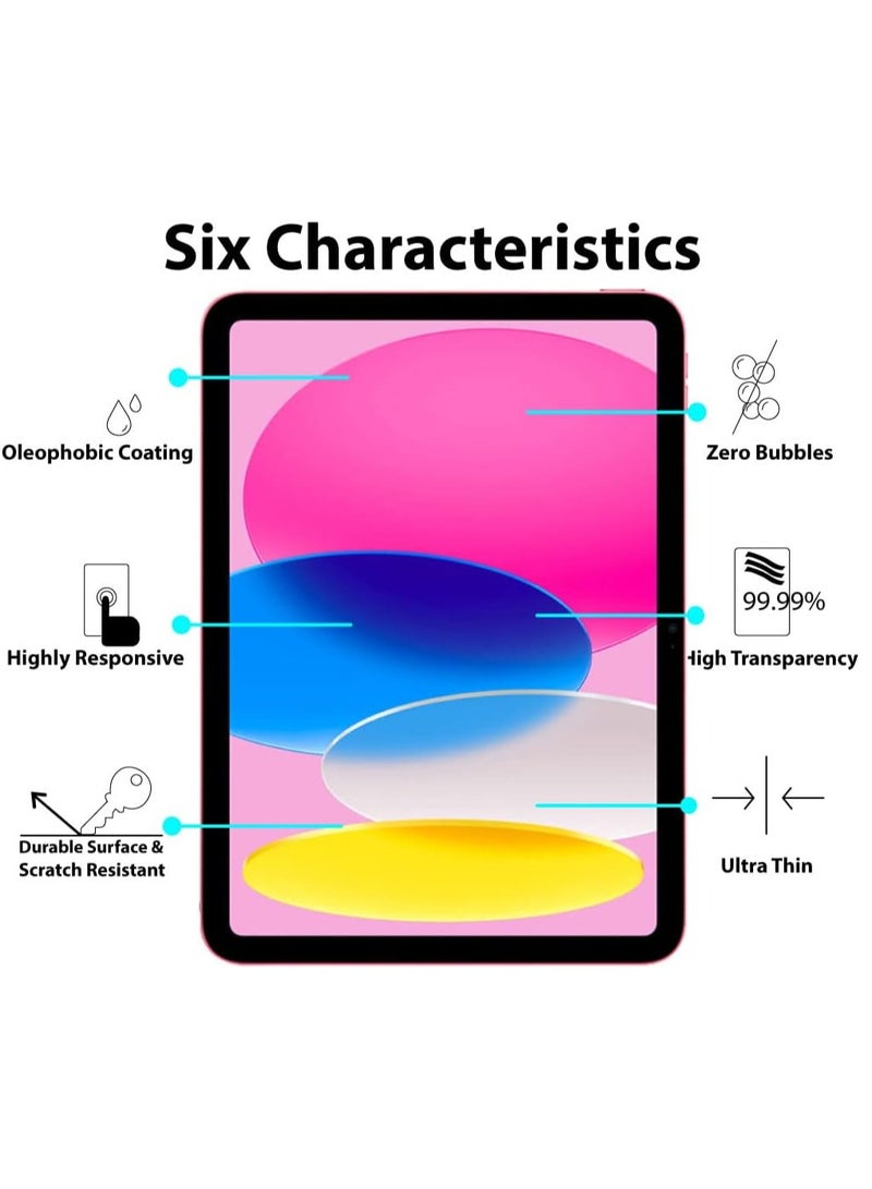 فوكس واقي شاشة لهاتف سامسونج جالاكسي تاب S7 بلس 12.4 بوصة T970 من الحافة إلى الحافة تغطية كاملة للشاشة زجاج مقسى مضاد للخدش - Image 2