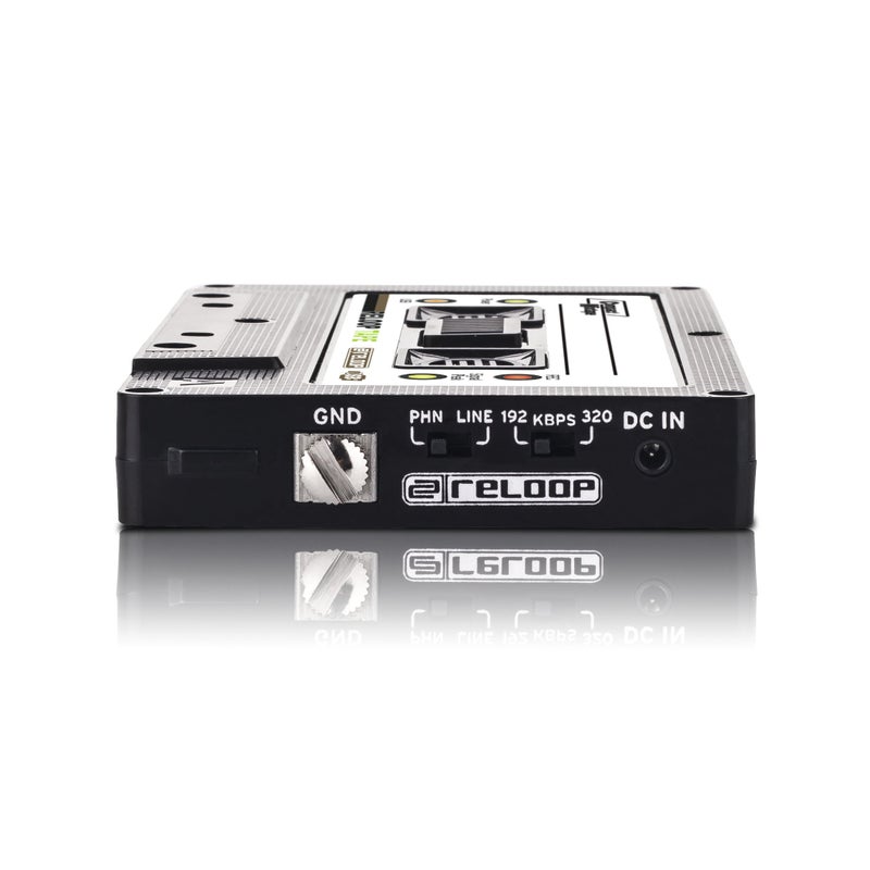 Reloop مسجل شريط ريلوب - مسجل شريط USB بتصميم كاسيت قديم، أسود - Image 3
