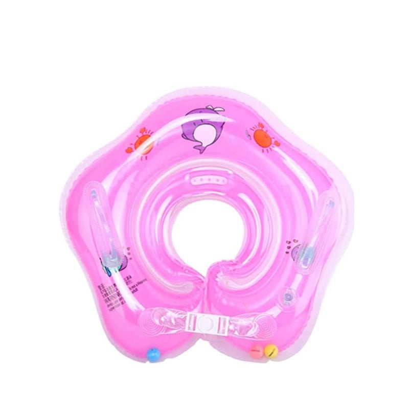 SOLARAE Baby Swimming Ring Inflatable, Kids Toddler Infant Swimming Float Pool Floaties Pool Ring, Summer Outdoor Water Bath Toys Suitable for Baby Safer Swims - Image 1