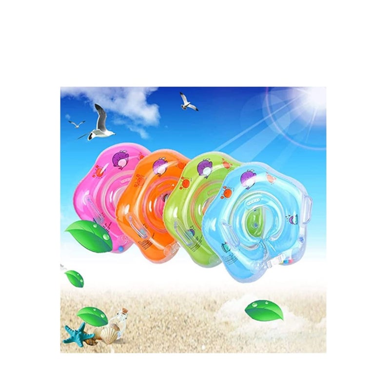 SOLARAE Baby Swimming Ring Inflatable, Kids Toddler Infant Swimming Float Pool Floaties Pool Ring, Summer Outdoor Water Bath Toys Suitable for Baby Safer Swims - Image 4