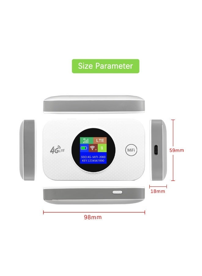 5G mobile WiFi router 150Mbps high-speed portable Asian travel USB-powered WiFi modem with SIM card slot, up to 10 devices can be shared - Image 5