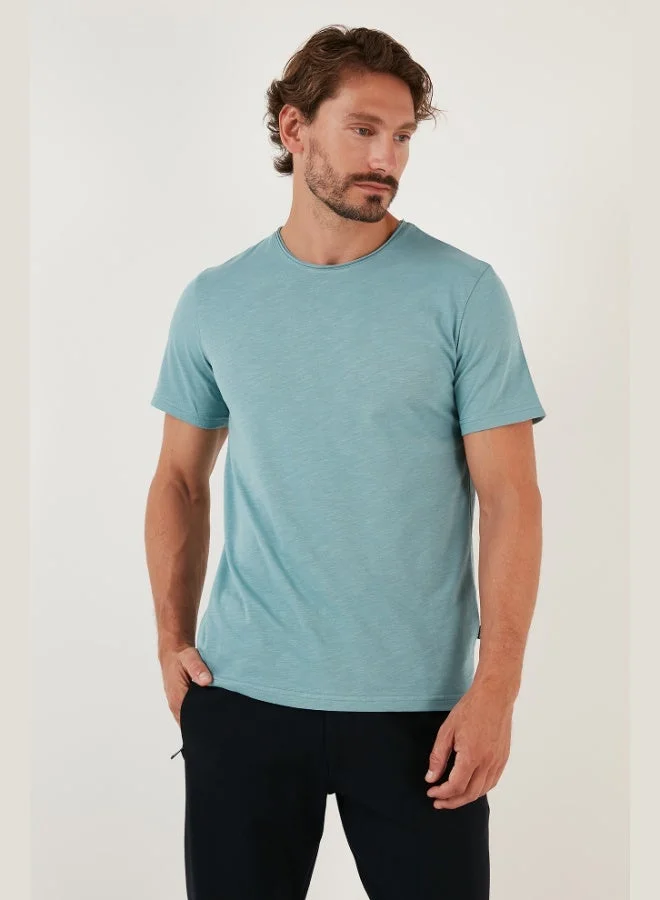Buratti  Buratti Crew Neck 100% Cotton Regular Fit Basic T-Shirt Men's T-Shirt 59020001 for Men | Best Price UAE