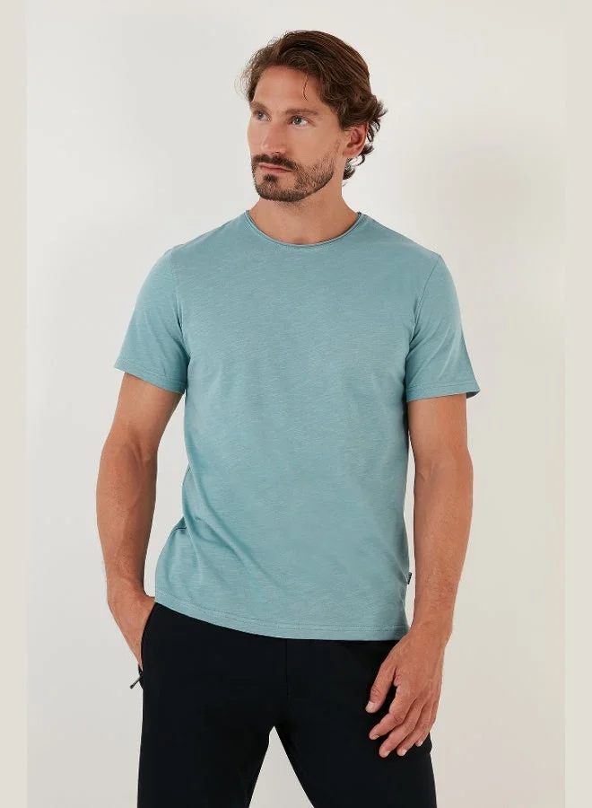 Buratti  Buratti Crew Neck 100% Cotton Regular Fit Basic T-Shirt Men's T-Shirt 59020001 for Men | Best Price UAE