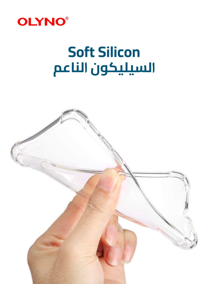 أولينو غطاء خلفي شفاف أصلي مع حماية من السقوط لسامسونج إيه 23 4 جي - Image 4