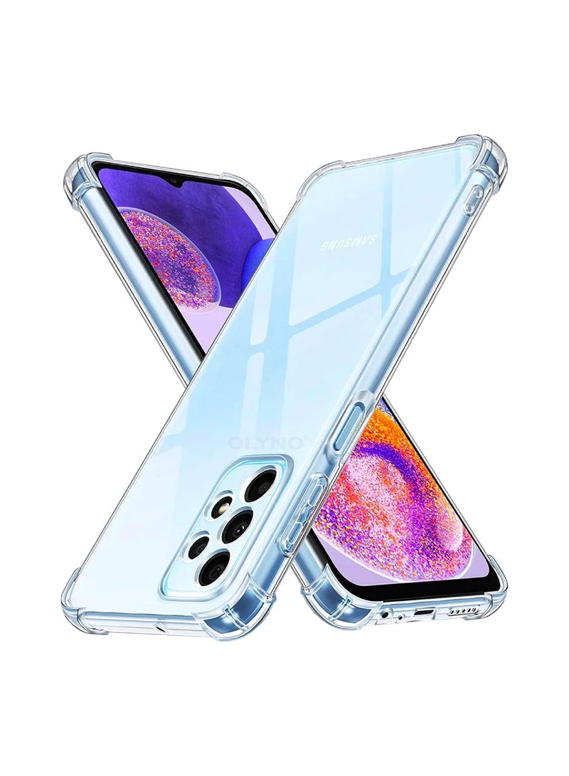 أولينو غطاء خلفي شفاف أصلي مع حماية من السقوط لسامسونج إيه 23 4 جي - Image 1