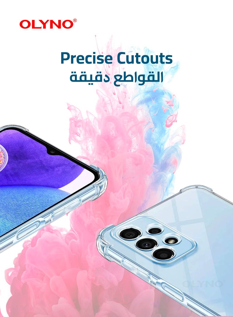 أولينو غطاء خلفي شفاف أصلي مع حماية من السقوط لسامسونج إيه 23 4 جي - Image 3