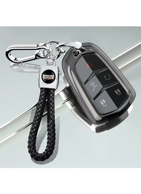 كاديلاك استبدال غطاء مفتاح فوب، مفتاح فوب لكاديلاك XT5 ATS CTS مفتاح بعيد SRX XTS إسكاليد مفتاح فوب، دخول بدون مفتاح عن بعد 5 أزرار حالة مفتاح