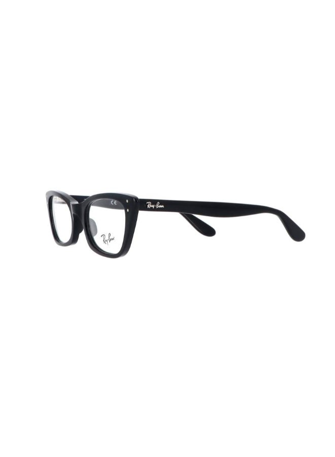 Ray-Ban Women Cat Eye Shape Plastic Eyeglass Frames 2000 - Lens Size: 51 Mm - Black - Image 2
